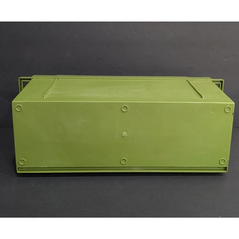 Storage Cabinet Kitchen Bathroom Retro 1960s 1970s Green Plastic Wall Hanging